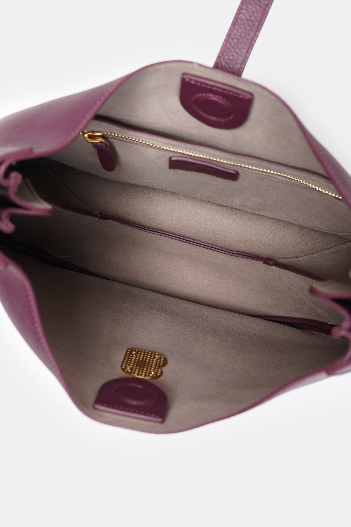 Halo Hobo Bag - Burgundy
