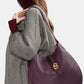 Halo Hobo Bag - Burgundy
