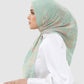 Haramain 2 Satin Square - Jade