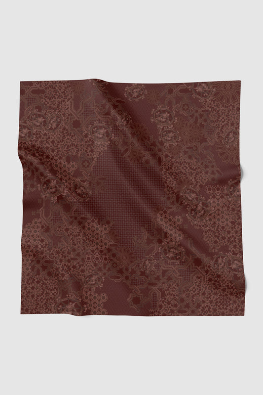 Haramain 2 Satin Square - Oud Red