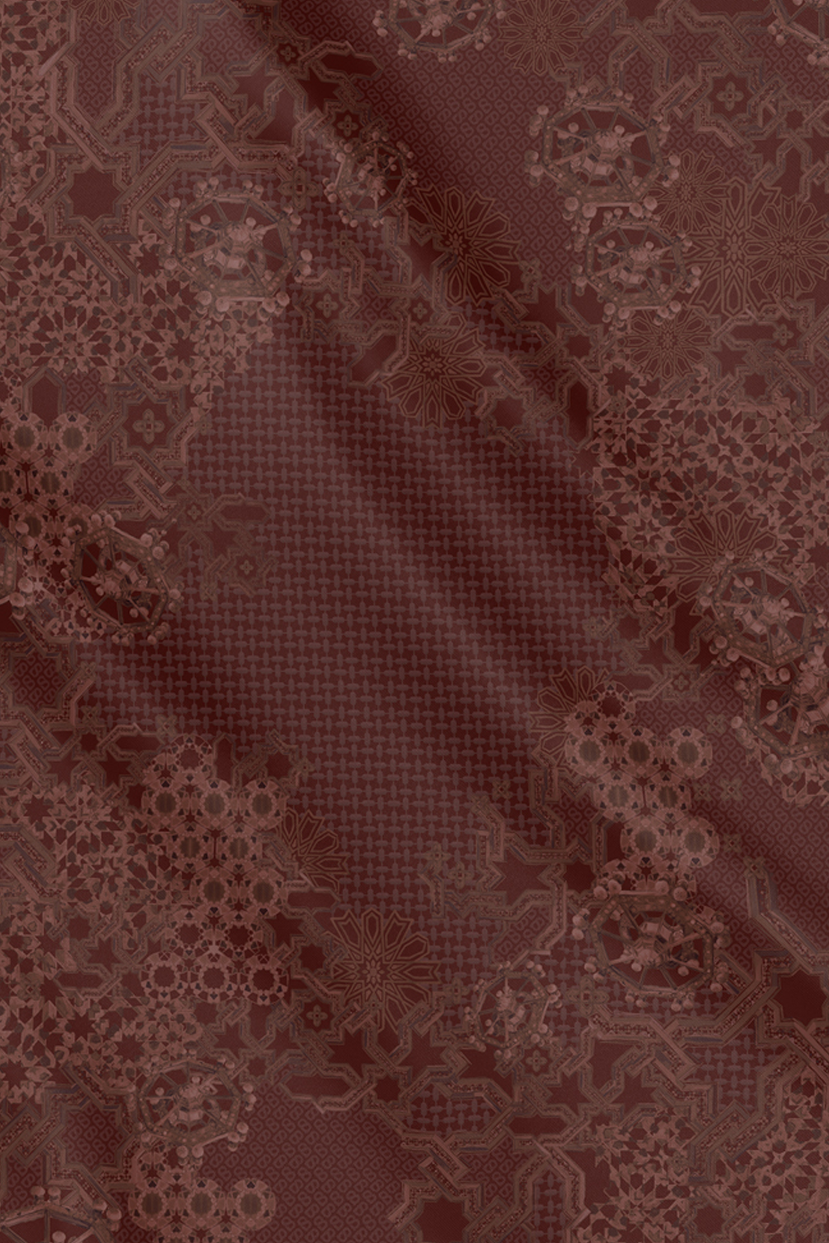 Haramain 2 Satin Square - Oud Red