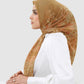 Haramain 2 Voile Square - Sandalwood