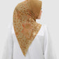 Haramain 2 Voile Square - Sandalwood
