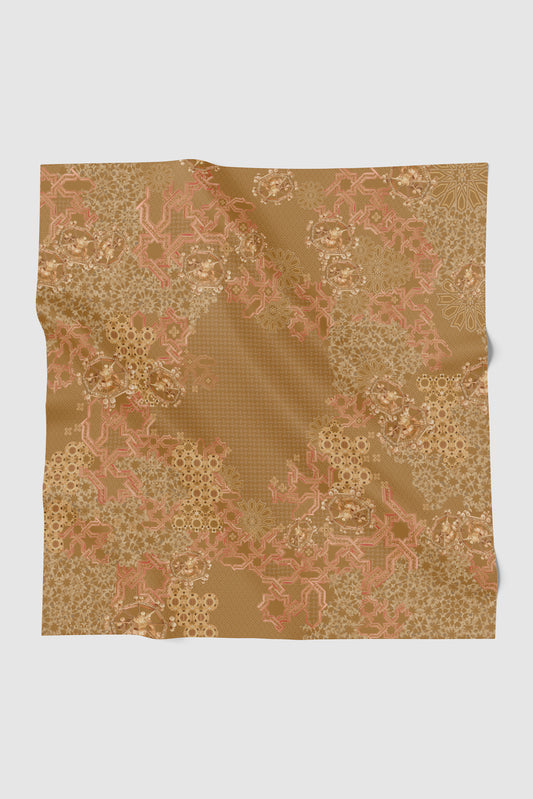 Haramain 2 Voile Square - Sandalwood