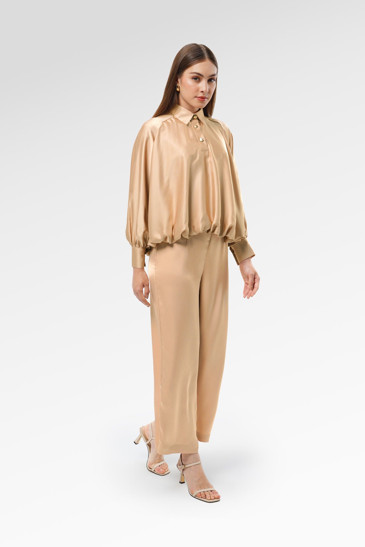 Hartley Puffy Shirt - Desert Dust