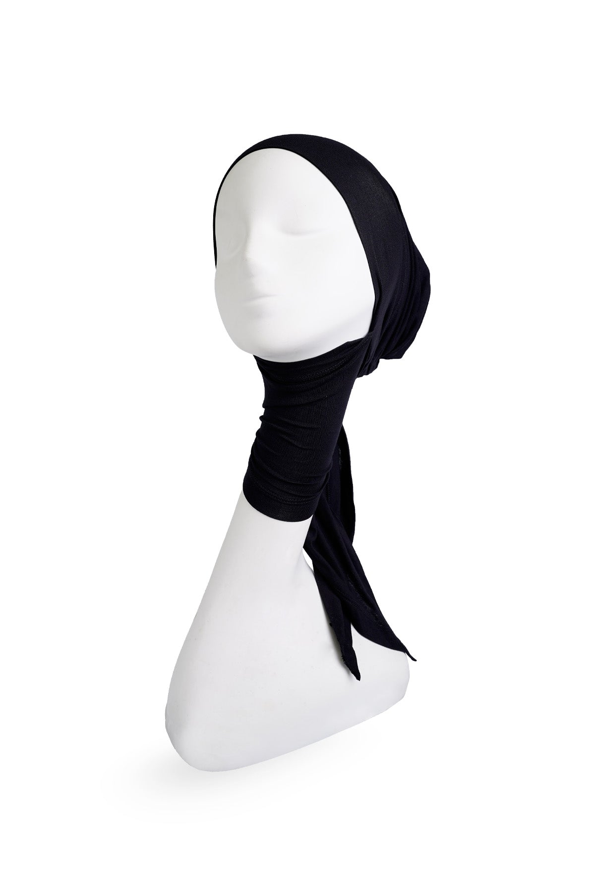 Inner Neck Tie - Black – Buttonscarves Malaysia