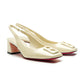 Jane Slingback Pump - Off White