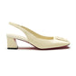 Jane Slingback Pump - Off White