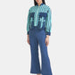 Jeniva Set Crop Jacket - Naval Blue