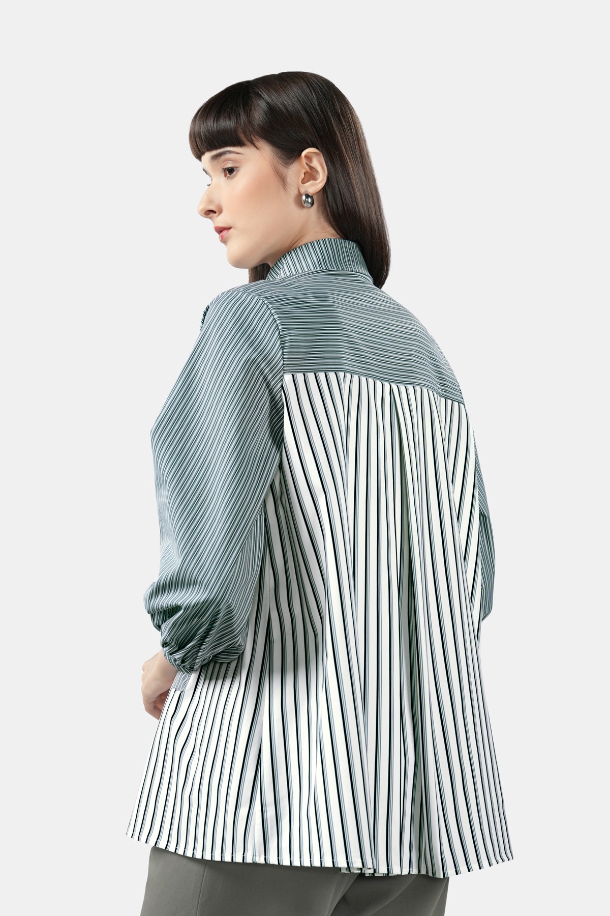 Karalyn Lace Shirt - Grey