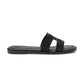 Kefi Sandal with Crystal - Black