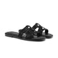 Kefi Sandal with Crystal - Black