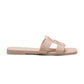 Kefi Slide Sandal - Nude Pink