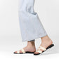 Kefi Slide Sandal - White Black