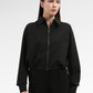 Kiana Zip Up Jacket - Black