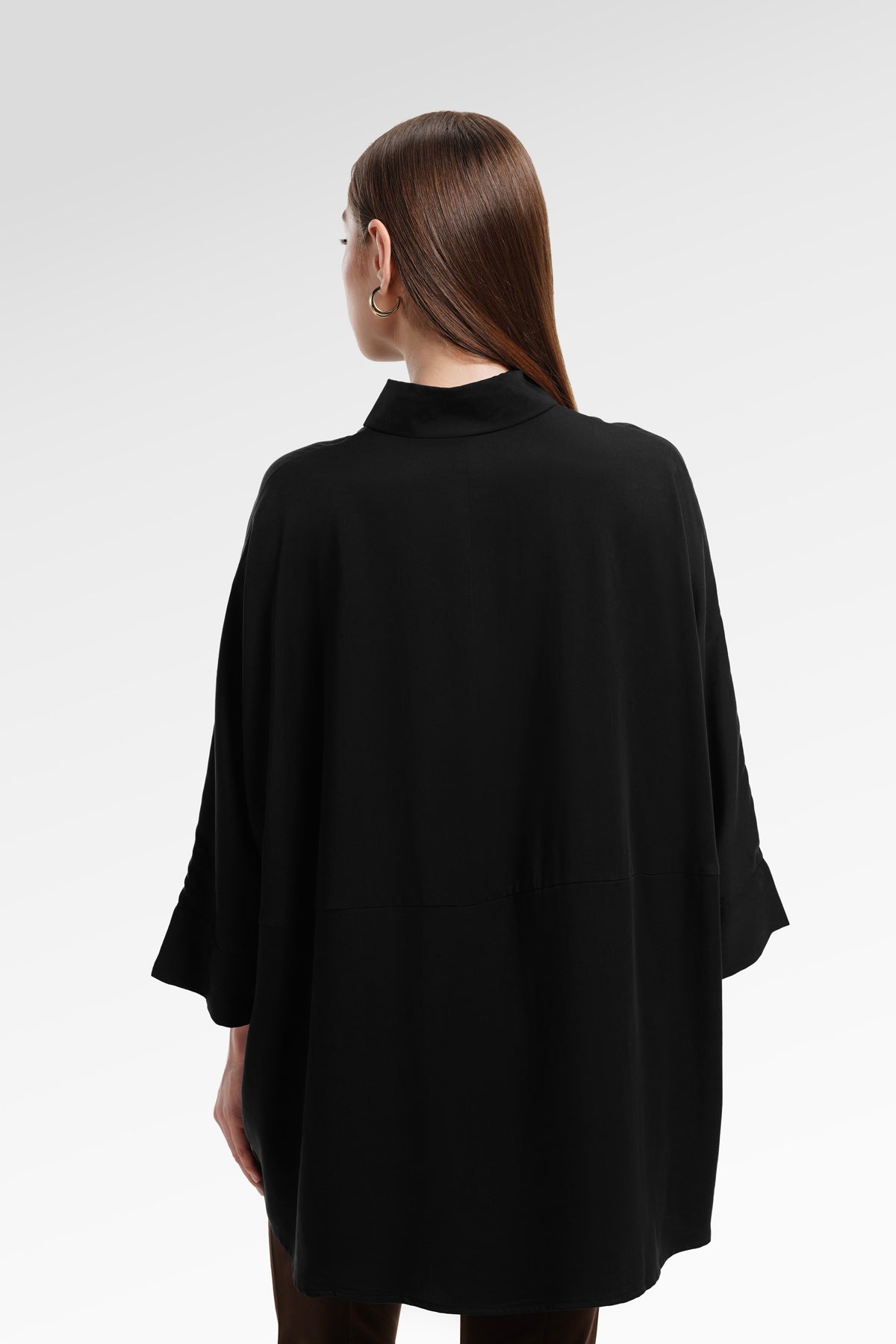Kyla Oversize Shirt - Black