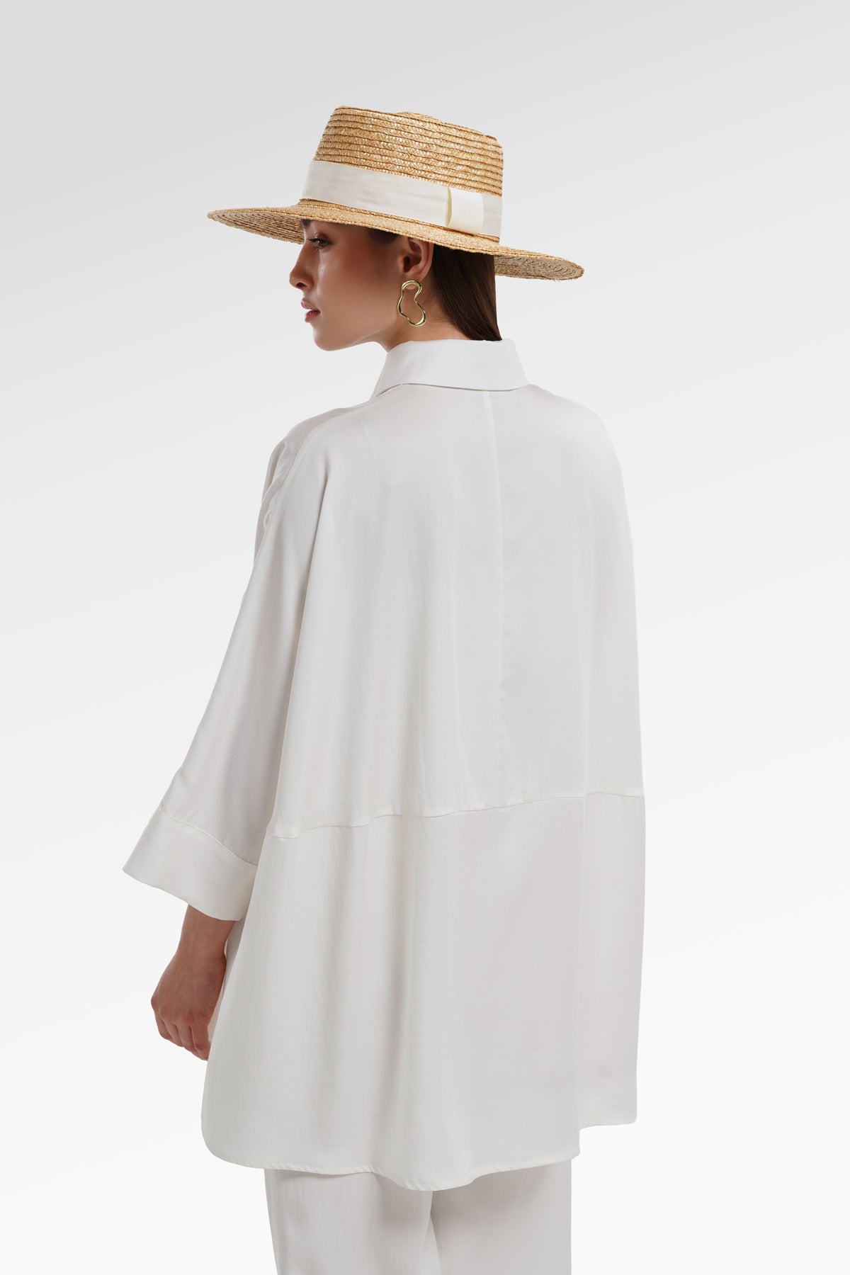 Kyla Oversize Shirt - Ivory