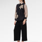 Lana Embroidery Shirt - Blush Black