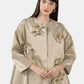 Lareina Embroidery Shirt - Khaki