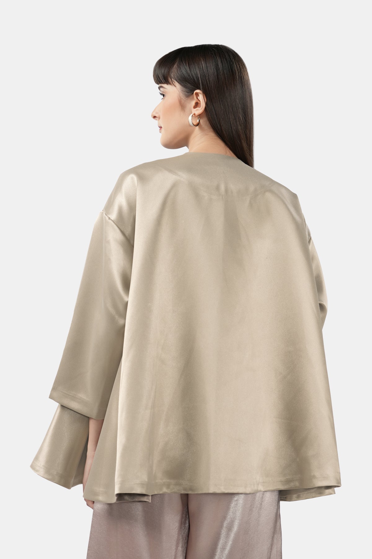 Lareina Embroidery Shirt - Khaki