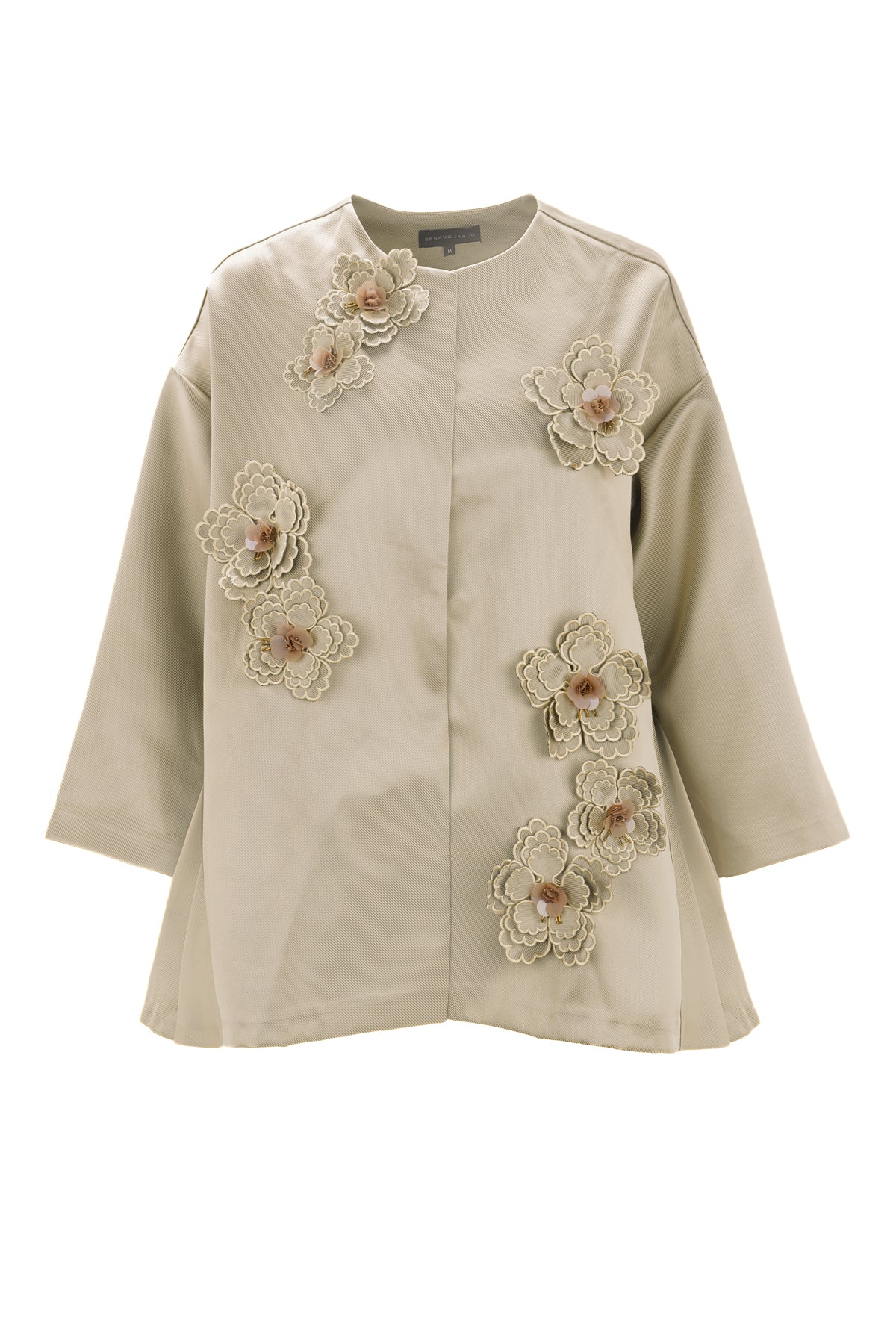 Lareina Embroidery Shirt - Khaki