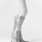 Lea Long Boots - Silver