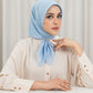 Leena Monogram Square - Powder Blue