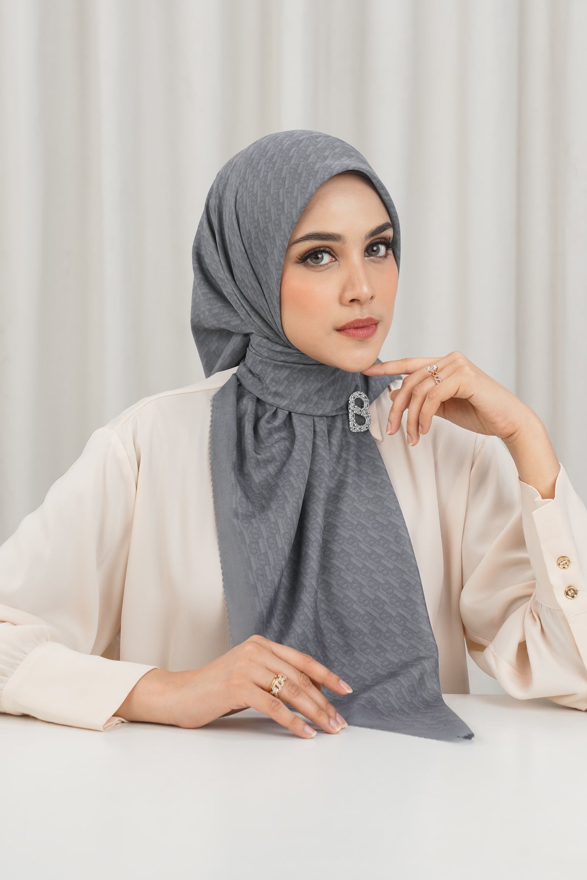 Leena Monogram Square - Tornado