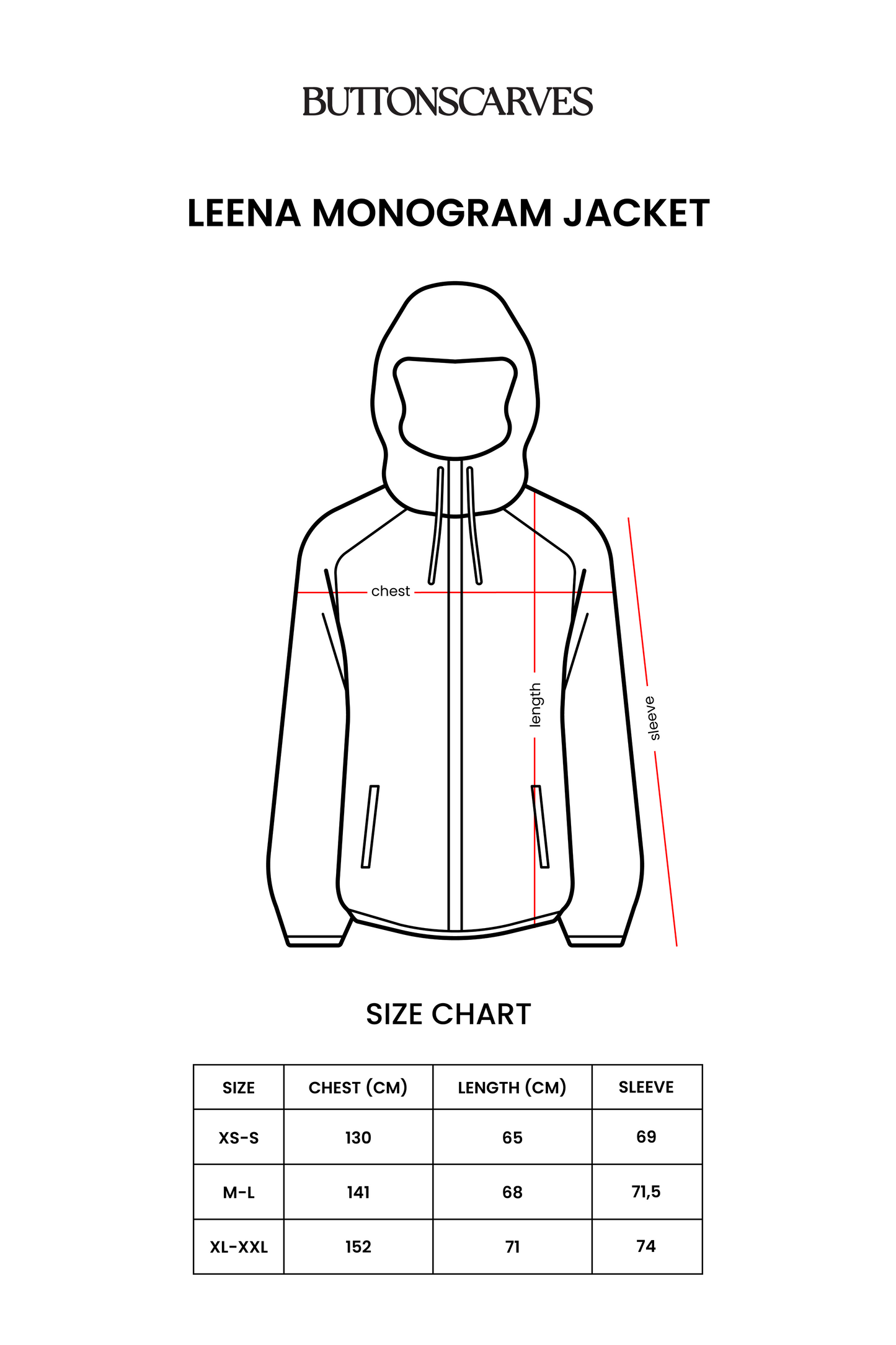 Leena Monogram Jacket - Mocha