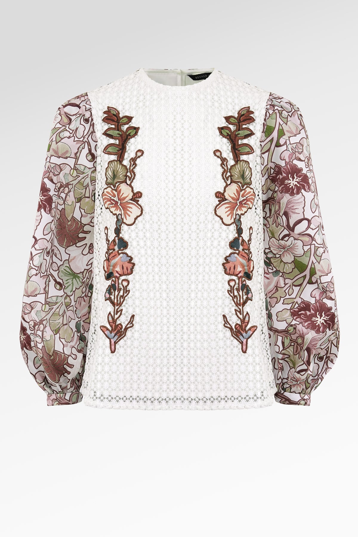 Liora Embroidery Blouse - White