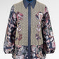 Liora Embroidery Lace Shirt - Navy