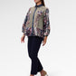 Liora Embroidery Lace Shirt - Navy