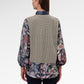 Liora Embroidery Lace Shirt - Navy