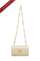 Luna Leather Wallet on Chain - Gold