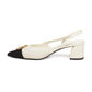 Luna Slingback Heels - White