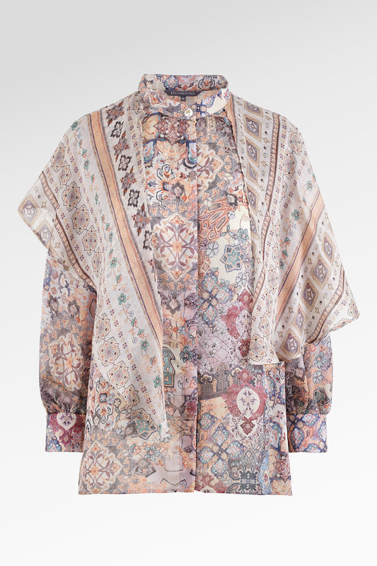 Marchesa Cape Shirt - Amber