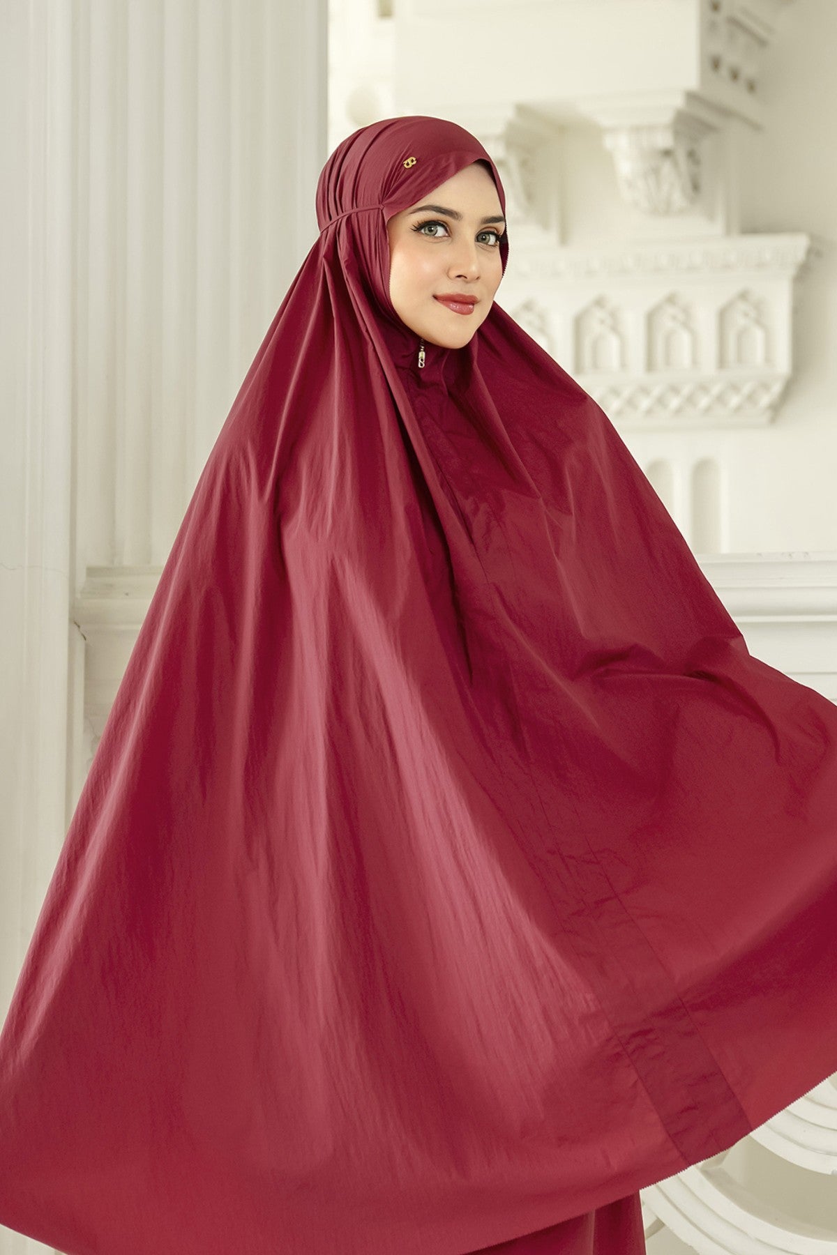 Capsule Prayer Robe - Maroon