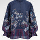 Metanoia Poet Sleeve Shirt - Blue Morpho