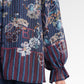 Metanoia Poet Sleeve Shirt - Blue Morpho