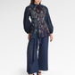 Metanoia Smock Blouse - Blue Morpho