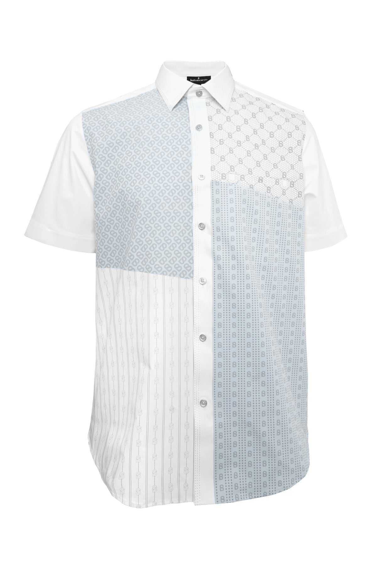 Mixture Men Shirt - Short Sleeve - Off-White