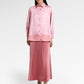 Mono Line Satin Shirt - Sorbet