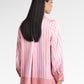 Mono Line Satin Shirt - Sorbet