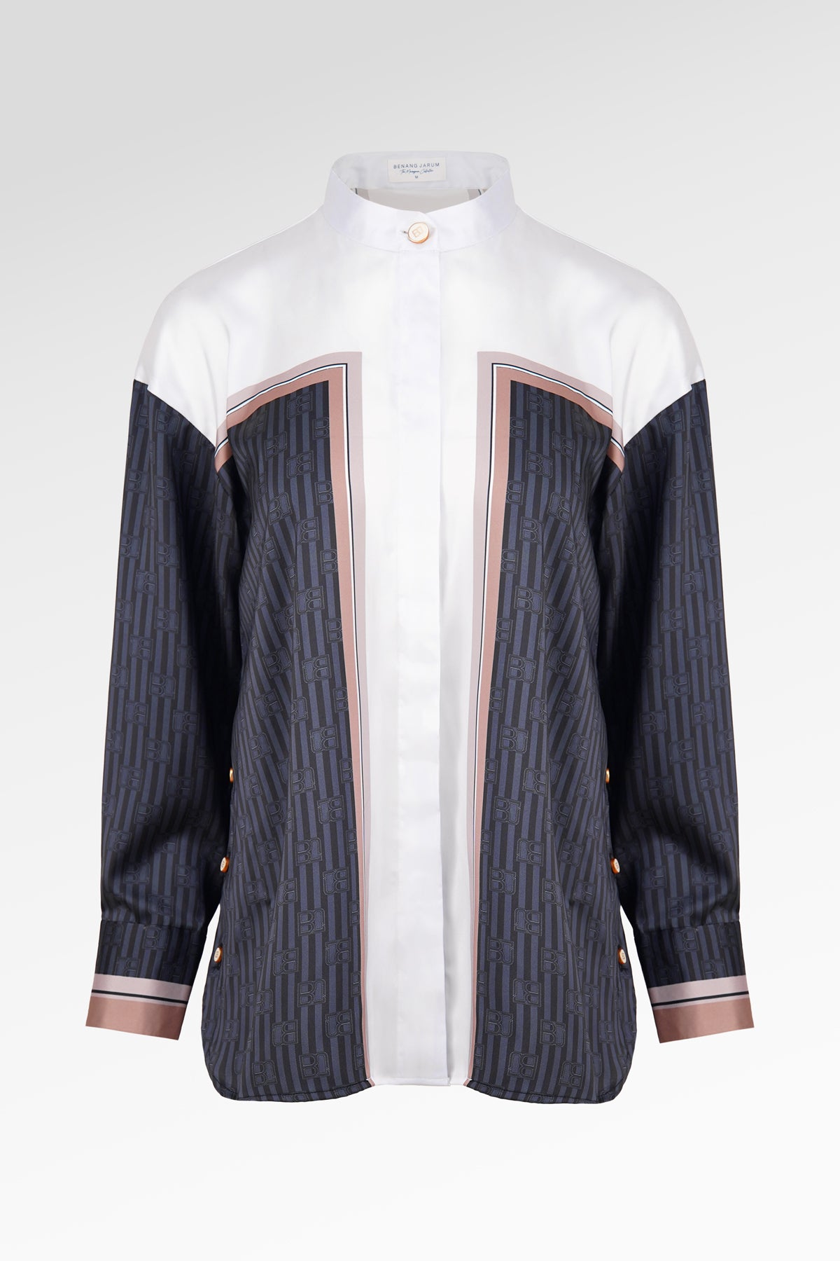 Mono Stripes Shirt - Black Choco