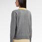 Marie Cardigan - Grey/Yellow