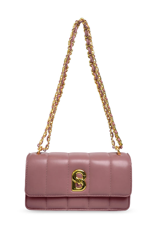 Nora Twist Bag - Mauve