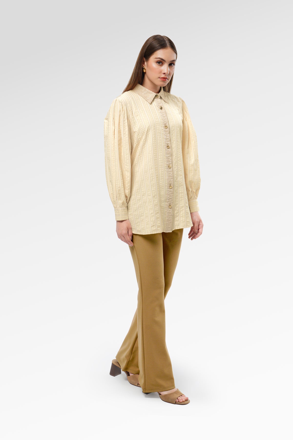 Mavi Puffy Shirt - Cloud Cream