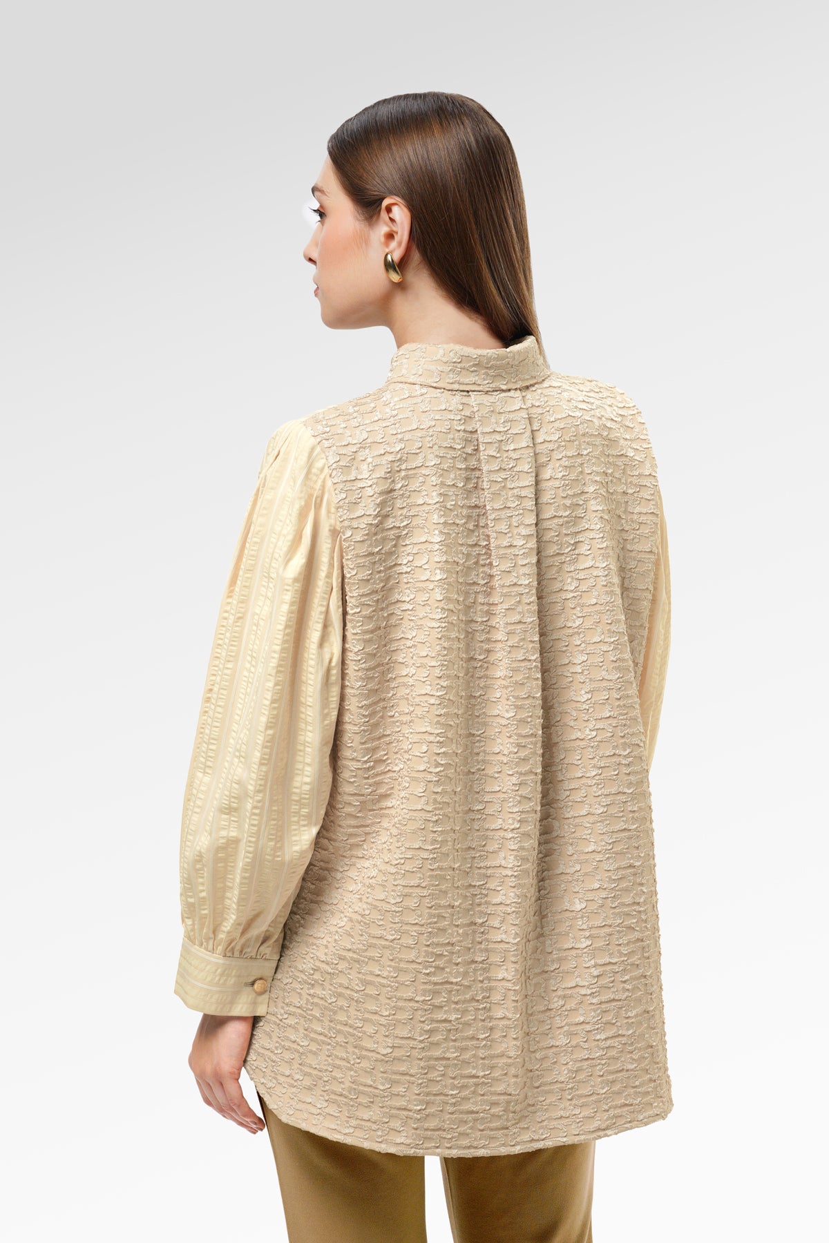 Mavi Puffy Shirt - Cloud Cream