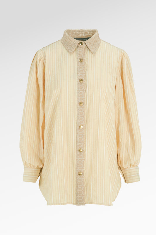 Mavi Puffy Shirt - Cloud Cream