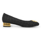 Meela Tweed Pump - Black